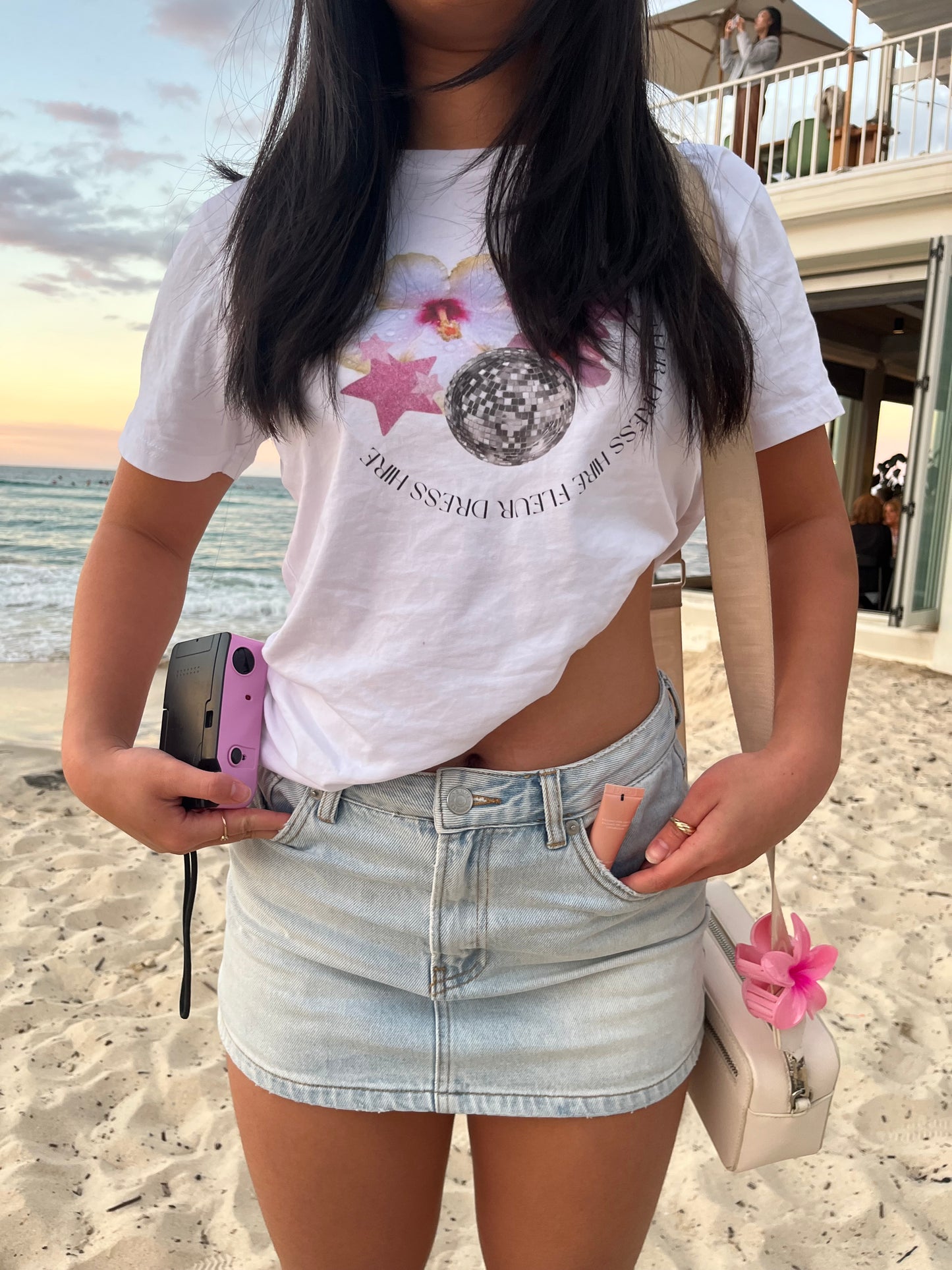 FLEUR oversized graphic tee